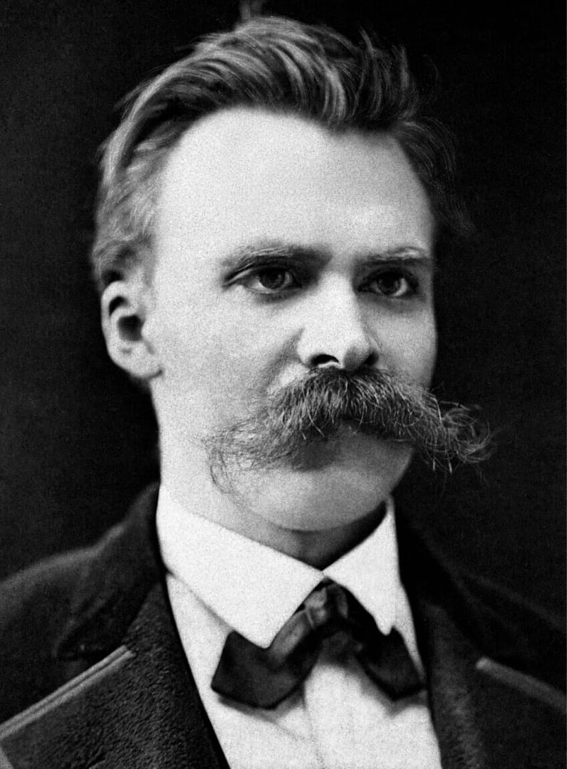 Portræt af Friedrich Nietzsche